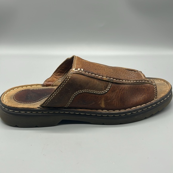 VINTAGE Dr. Martens 8620 Slides Mens 11 Leather Boho Hippie Classic Sandals - Picture 9 of 10